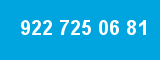 922 725 06 81 922 725 06 81